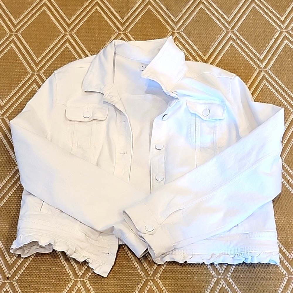 ELLE XL White Jean jacket